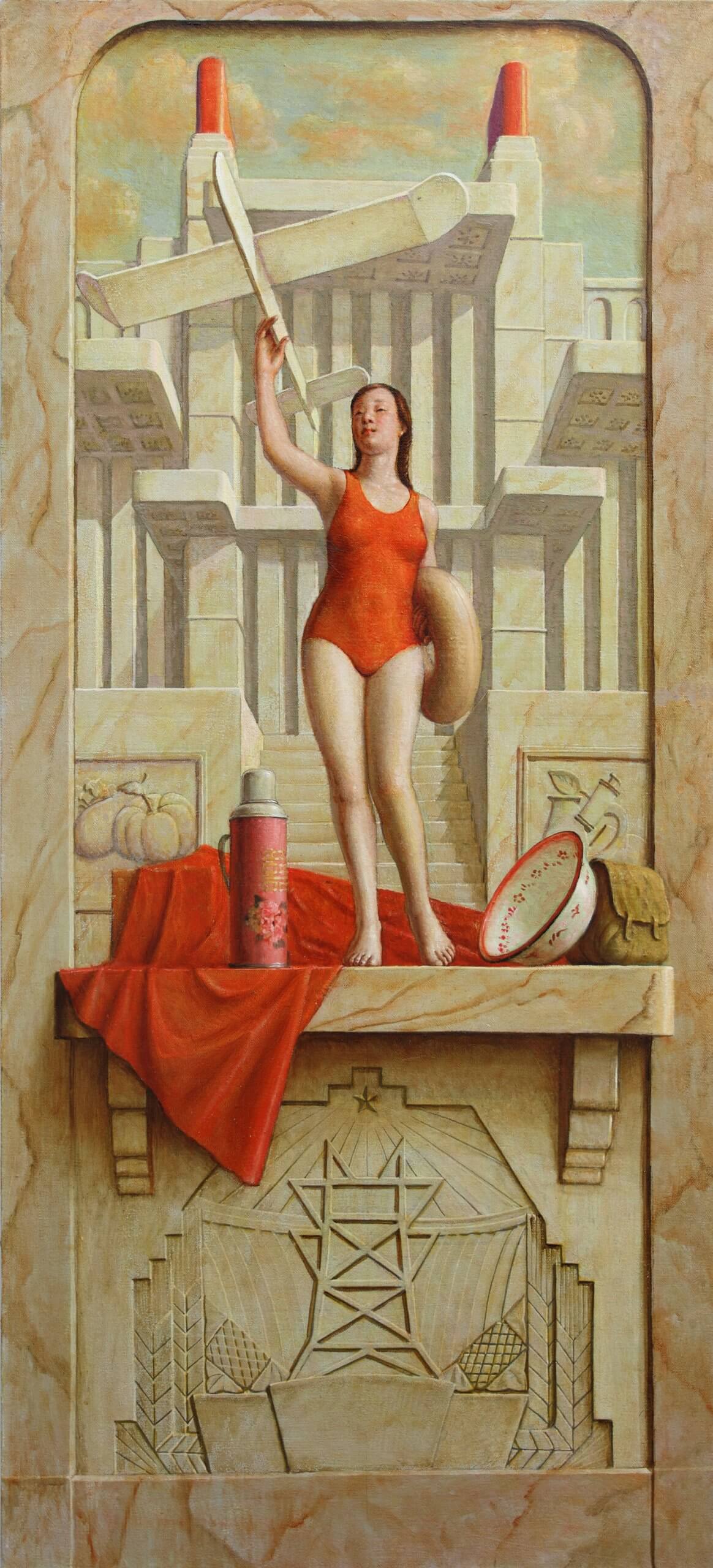 油彩画　李松子（Lee Song Ja) Song 油彩画　李松子（Lee Ja)